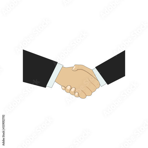 Realistic shake hands vector graphics