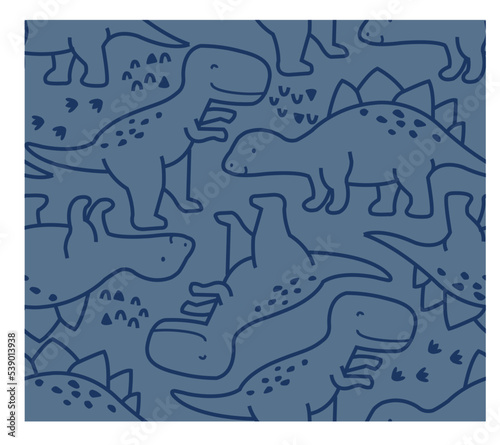 Fototapeta Naklejka Na Ścianę i Meble -  Cute dinosaur 