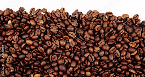 Roasted coffee beans