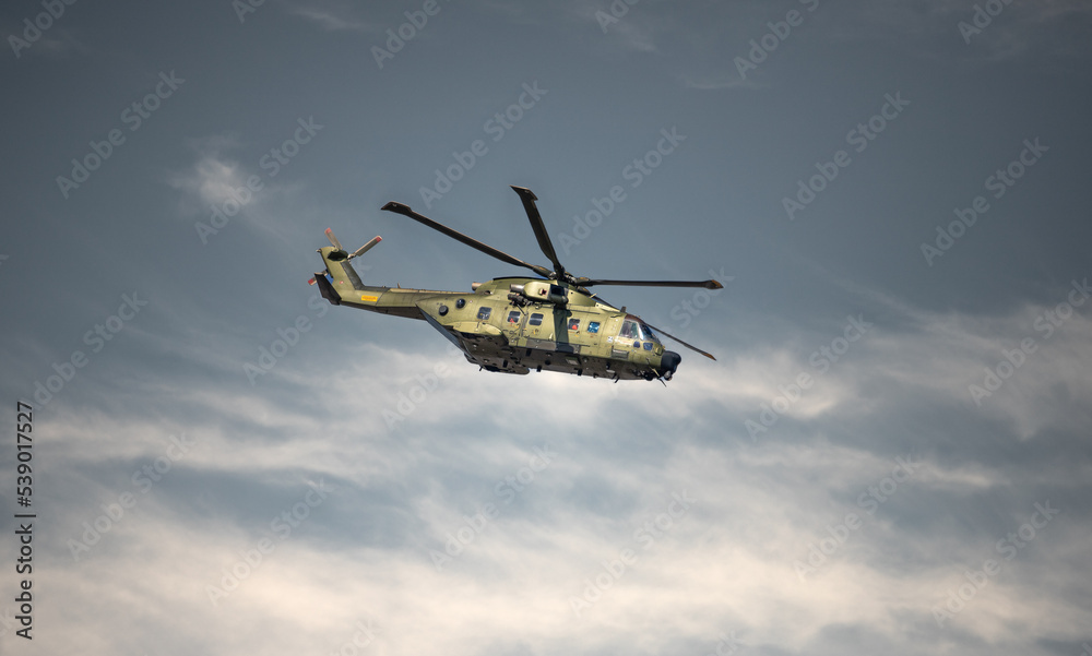 helicopter flying in the sky helicopter flying in the sky