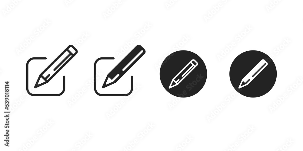 Edit pen, line draw editing icon. Drawing tool vector symbol set. Edit pen, line draw editing icon. Drawing tool vector symbol set.