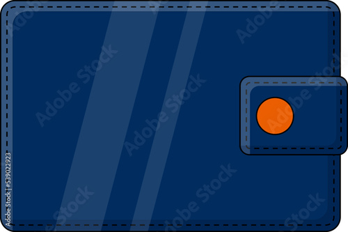 blue wallet 