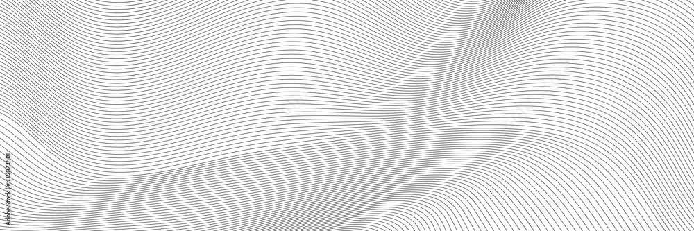 white background lines wave abstract stripe design. white abstract background for wide banner with modern pattern material texture. abstract futuristic technology 