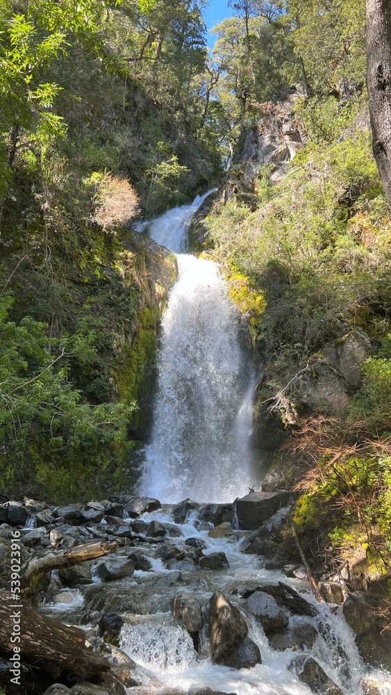 Fototapeta premium waterfall in the mountains