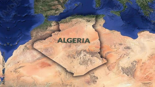 Wallpaper Mural Algeria Map Torontodigital.ca