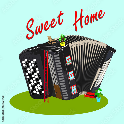 vector design sweet home