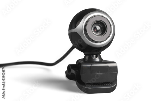 Internet webcam isolated on white background