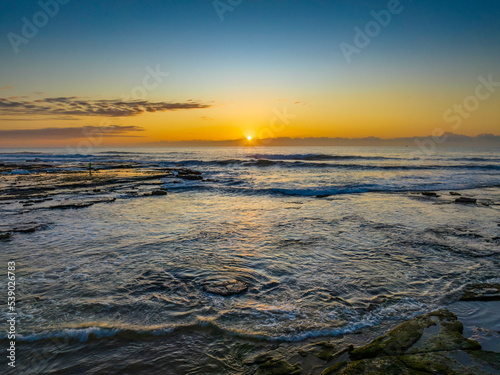 Sunrise Seascape at Flat Rock © Merrillie