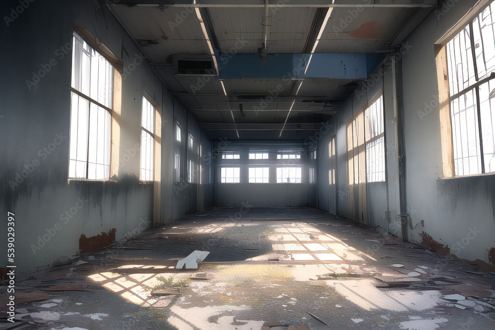 Abandoned Building Interior Abandoned Building Interior