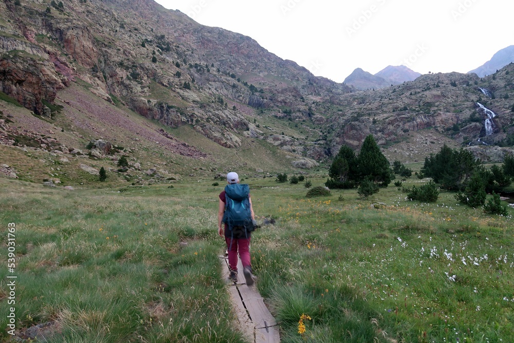 A long day of summer hiking in the Pyrenees with a bit of a scramble in the end. The summit is called Pica d'Estats.