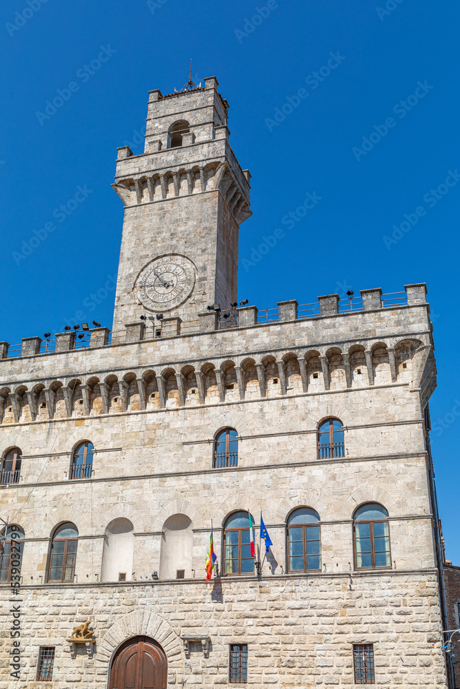 Palazzo Comunale, à Montepulciano, Italie