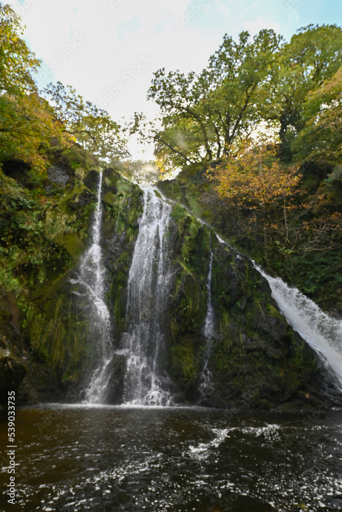 Obraz premium waterfall in the mountains