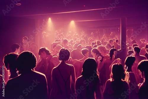 people dancing in the club