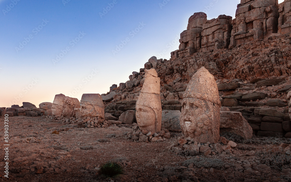 Mount Nemrut National Park. Gigantic sculptures that are 2000 years old. Included in the UNESCO World Cultural Heritage List. October 2022