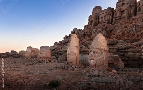 Mount Nemrut National Park. Gigantic sculptures that are 2000 years old. Included in the UNESCO World Cultural Heritage List. October 2022