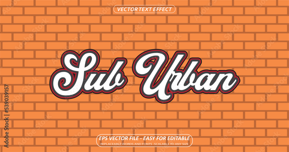 Obraz premium retro modern editable text effect 