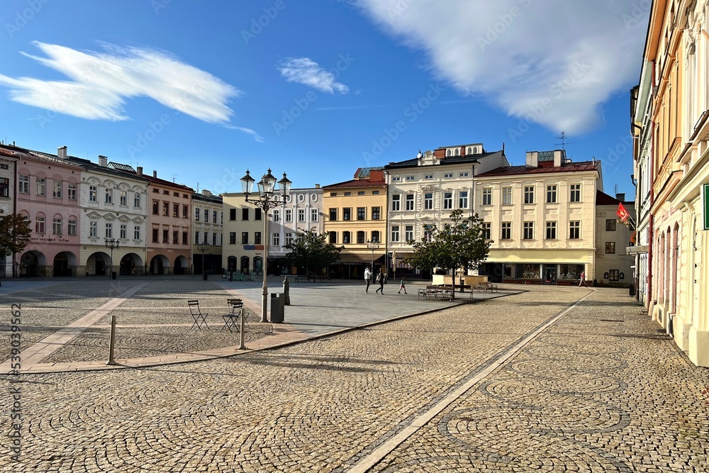 square in the town of Mistek