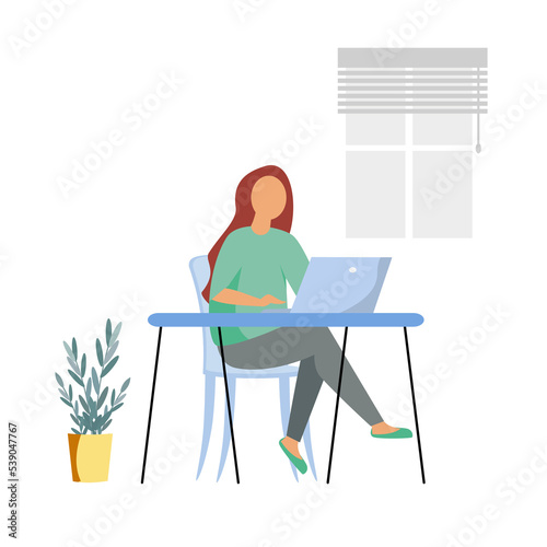 person working on laptop