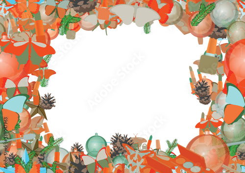 Background pattern abstract seamless design texture. Border frame, transparent background. Theme is about abstract, summer, decoration, santa, maquillage, nail polish, graphic, new year