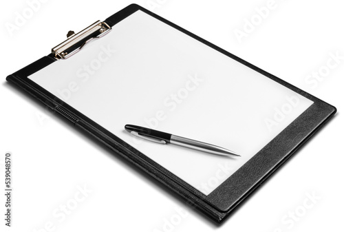 Wallpaper Mural Blank Clipboard with Pen Torontodigital.ca