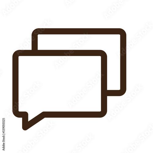 bubble chat comments communication email message talking icon