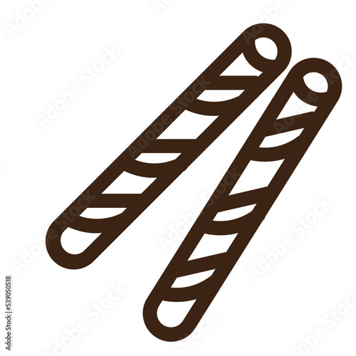biscuit candy chocolate sticks sweet sweets wafer icon