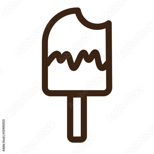 bite cream dessert ice ice cream lolly sweet icon