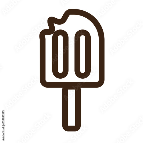 bite cream dessert ice lolly sweet icon