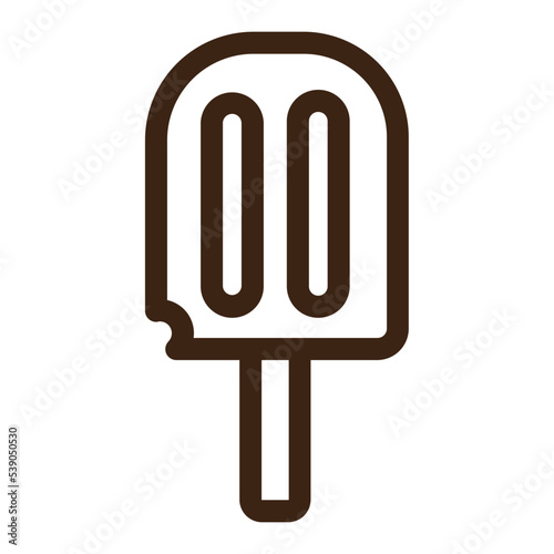 bite cream dessert ice lolly sweet icon