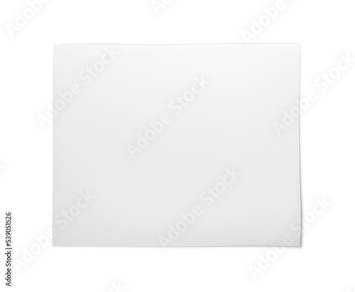 Sheet of baking paper isolated on white © New Africa
