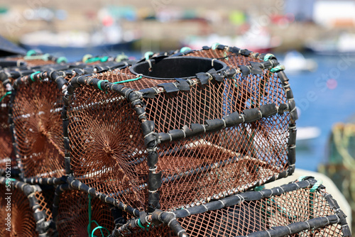 Fototapeta Naklejka Na Ścianę i Meble -  Lobster nets, 