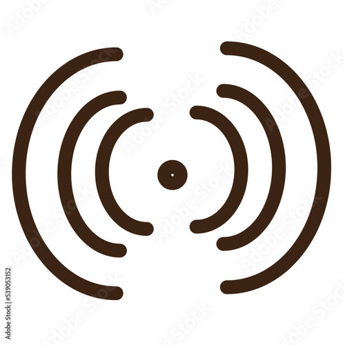 electromagnet internet online signal wifi wireless icon