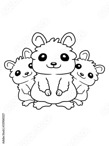 Kinder Crew Hamster Familie 