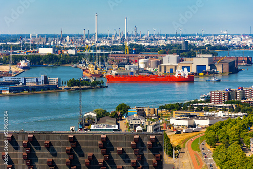 Port of Rotterdam is the largest port in Europe, located in the city of Rotterdam, Netherlands