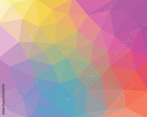 vector colorful abstract background with triangles