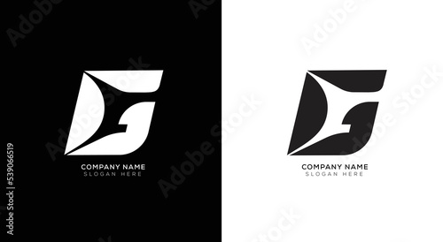 Gradient 3d letter G logo design