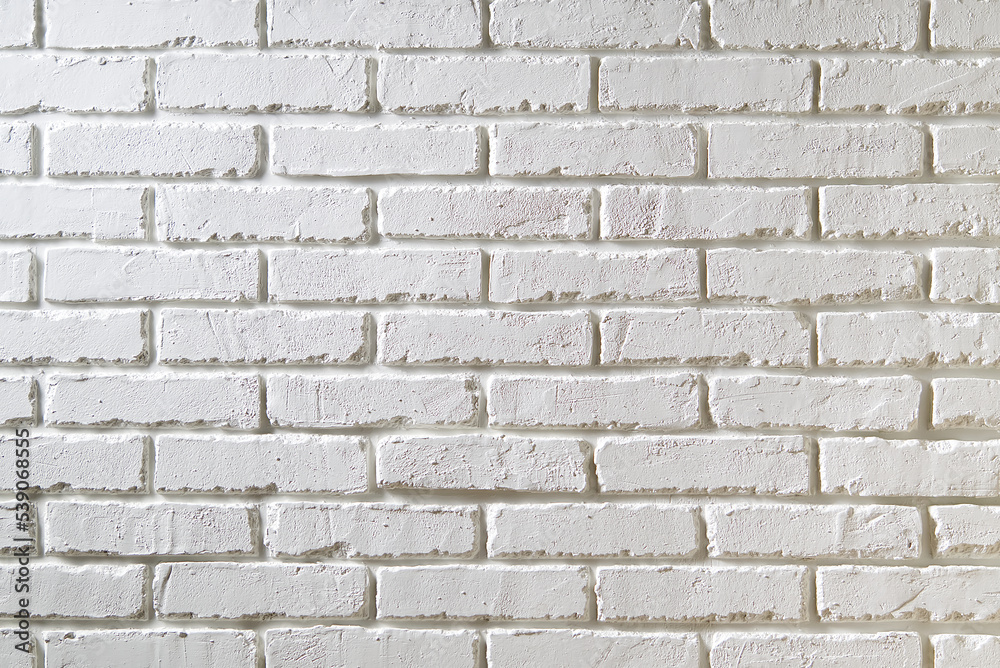 texture for background from vintage white Brick wall.