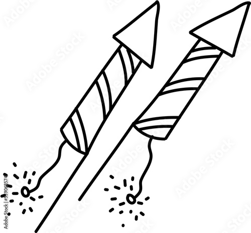 Pyrotechnic Doodle Icon