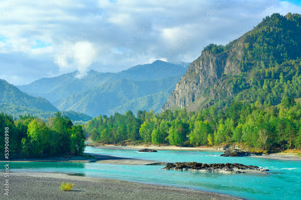 Katun Valley in the Altai Mountains