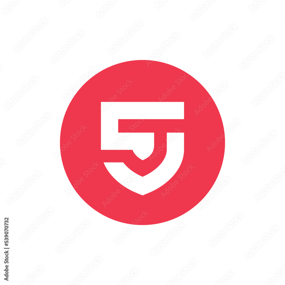 Initial letter JC or CJ logo design template vector Initial letter JC or CJ logo design template vector