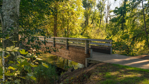 STAYTON-JORDAN COVERED BRIDGE at the Pioneer Park, Oregon