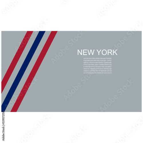 New York Giants american footbal team uniform colors. Template for presentation or infographics.