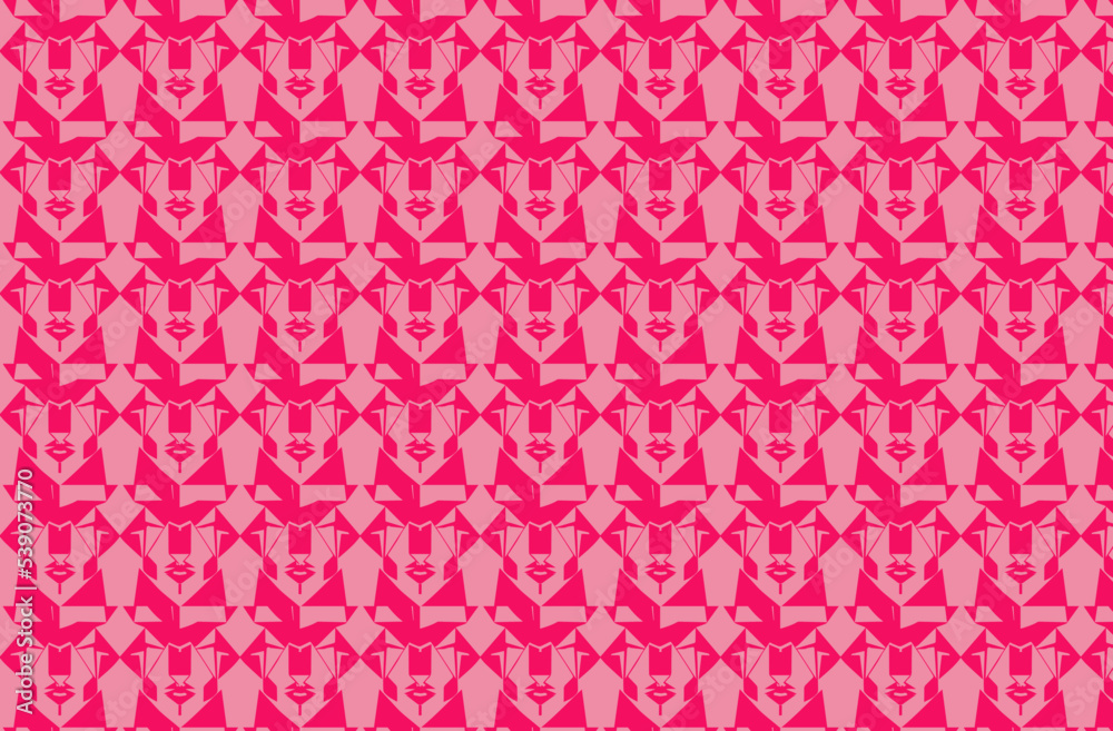 Pink seamless pattern 