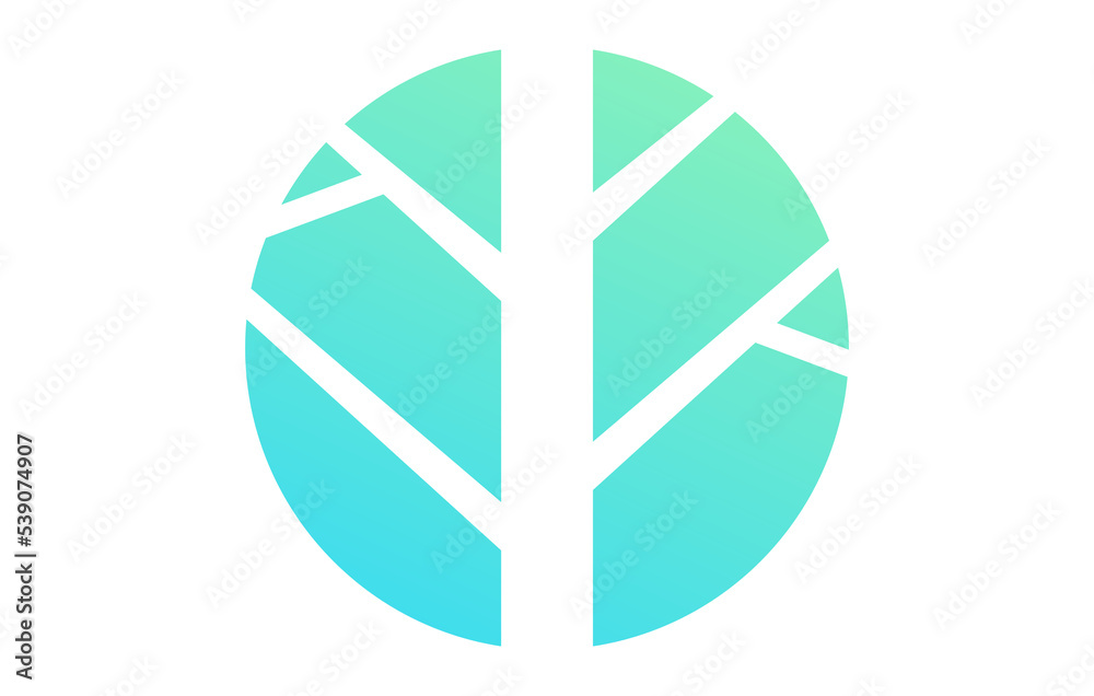 Tree Trunk and Twig Round Logo Design Template