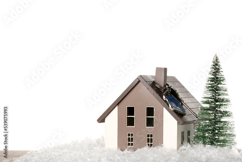 House model with key, Chris...