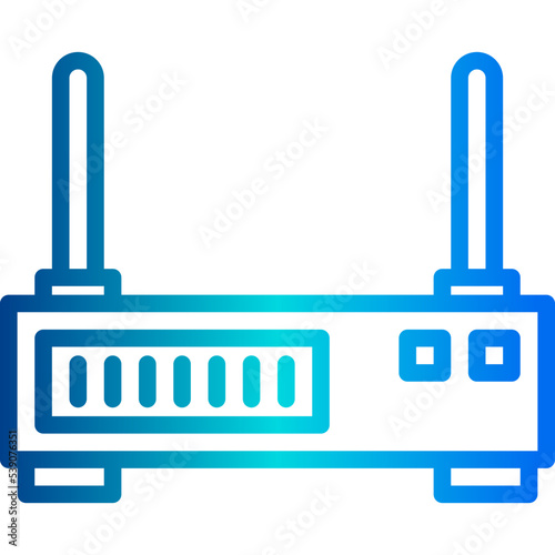 Router outline icon