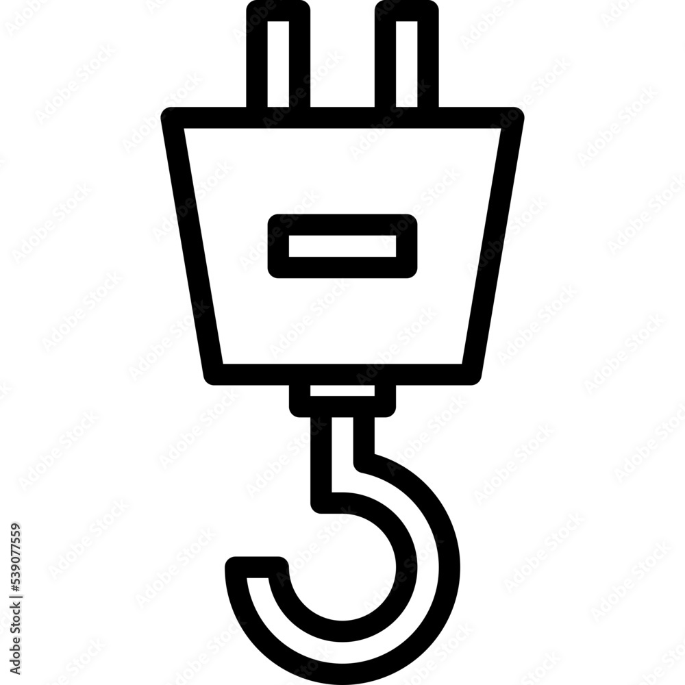 Hookstructure outline icon Hookstructure outline icon
