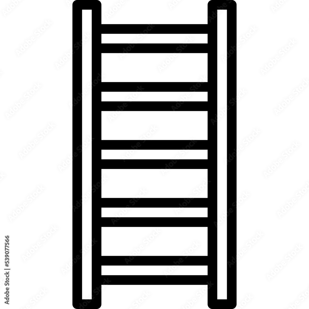 Ladderstructure outline icon Ladderstructure outline icon