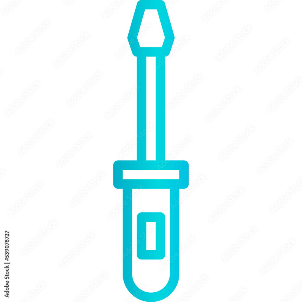 Screwdriverstructure outline icon Screwdriverstructure outline icon