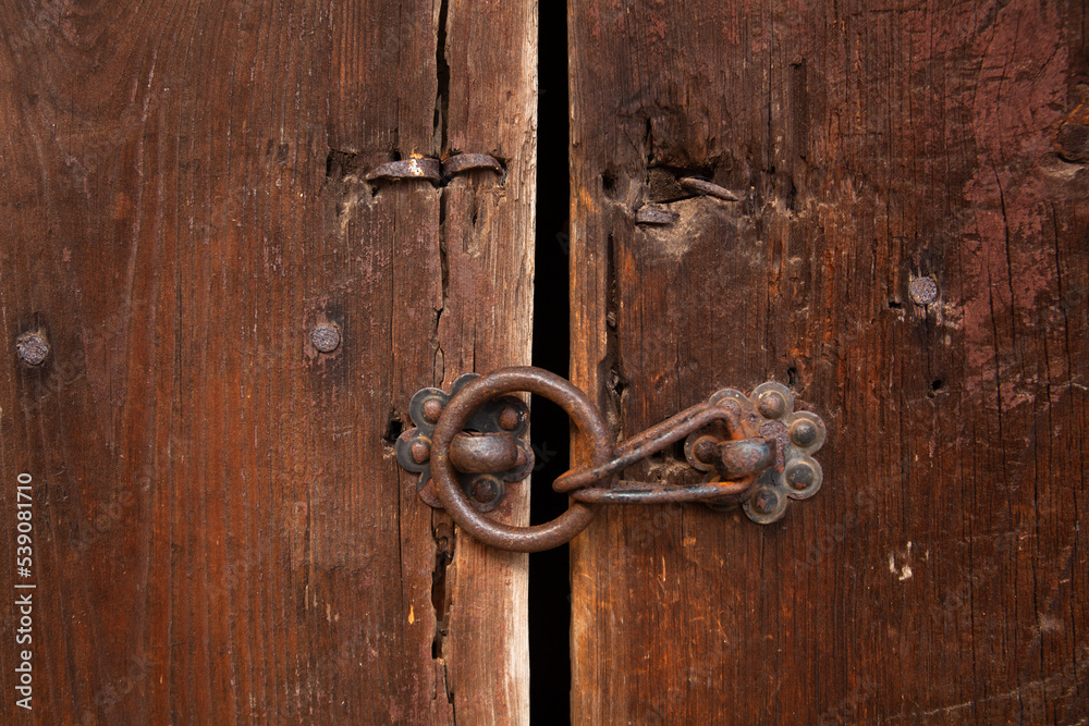 Fototapeta premium The traditional Korean doorknob shape is original and beautiful